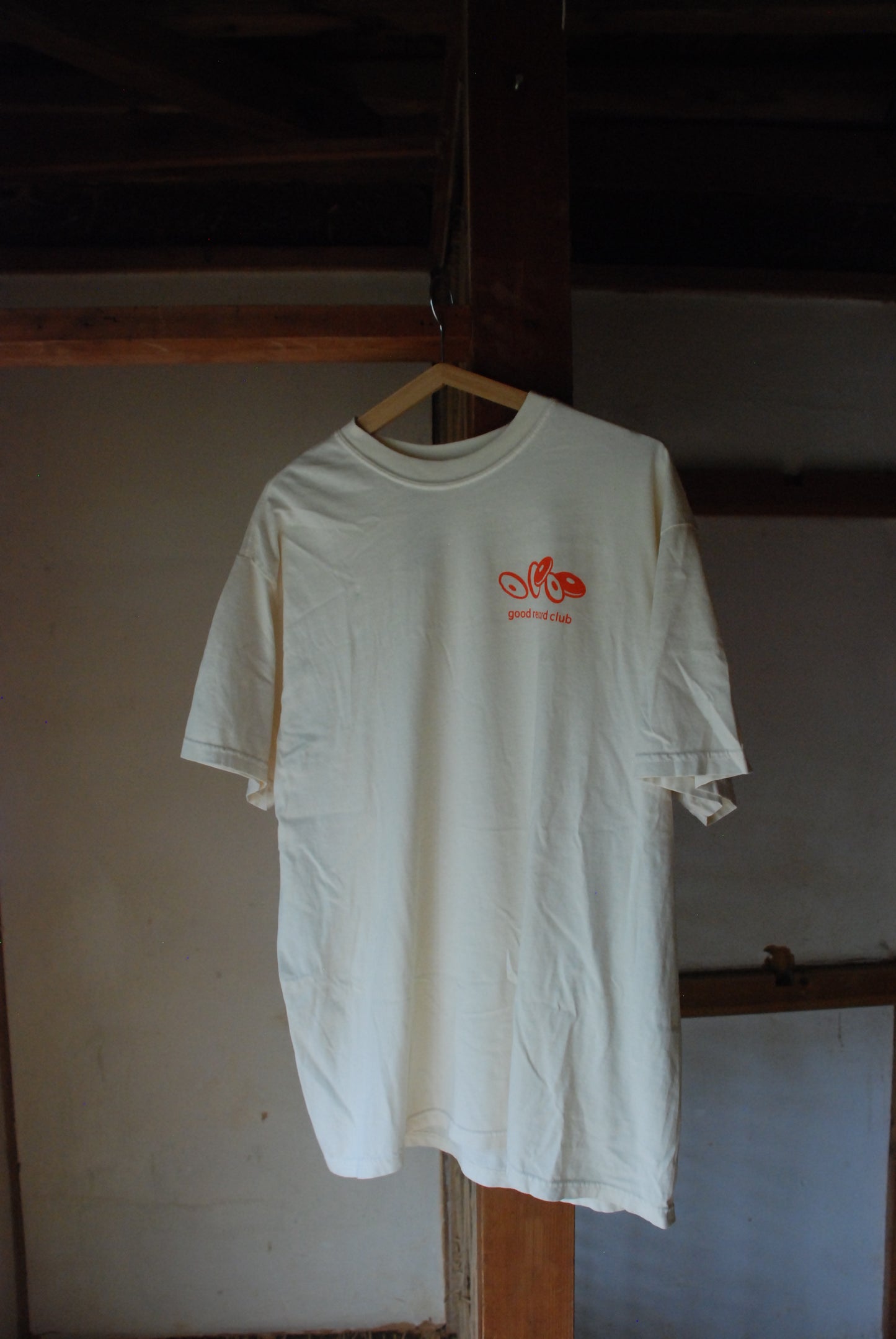 grc Silkscreen Print Logo Short Sleeve Garment Dyed T-shirt