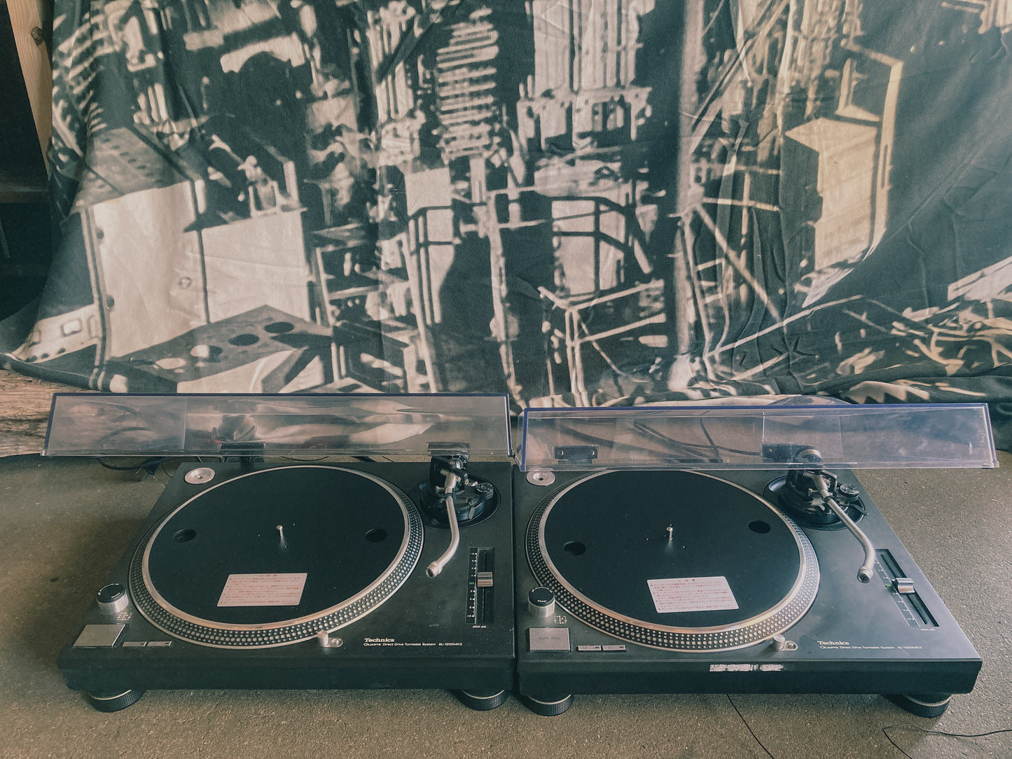 Technics SL-1200MK3 Direct Drive Player System Black Pair