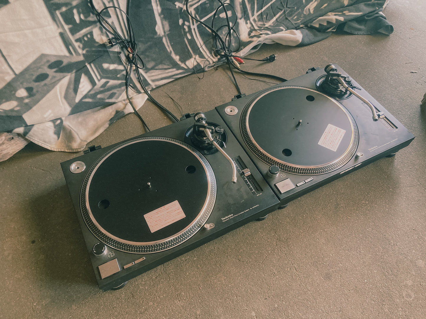 Technics SL-1200MK3 Direct Drive Player System Black Pair