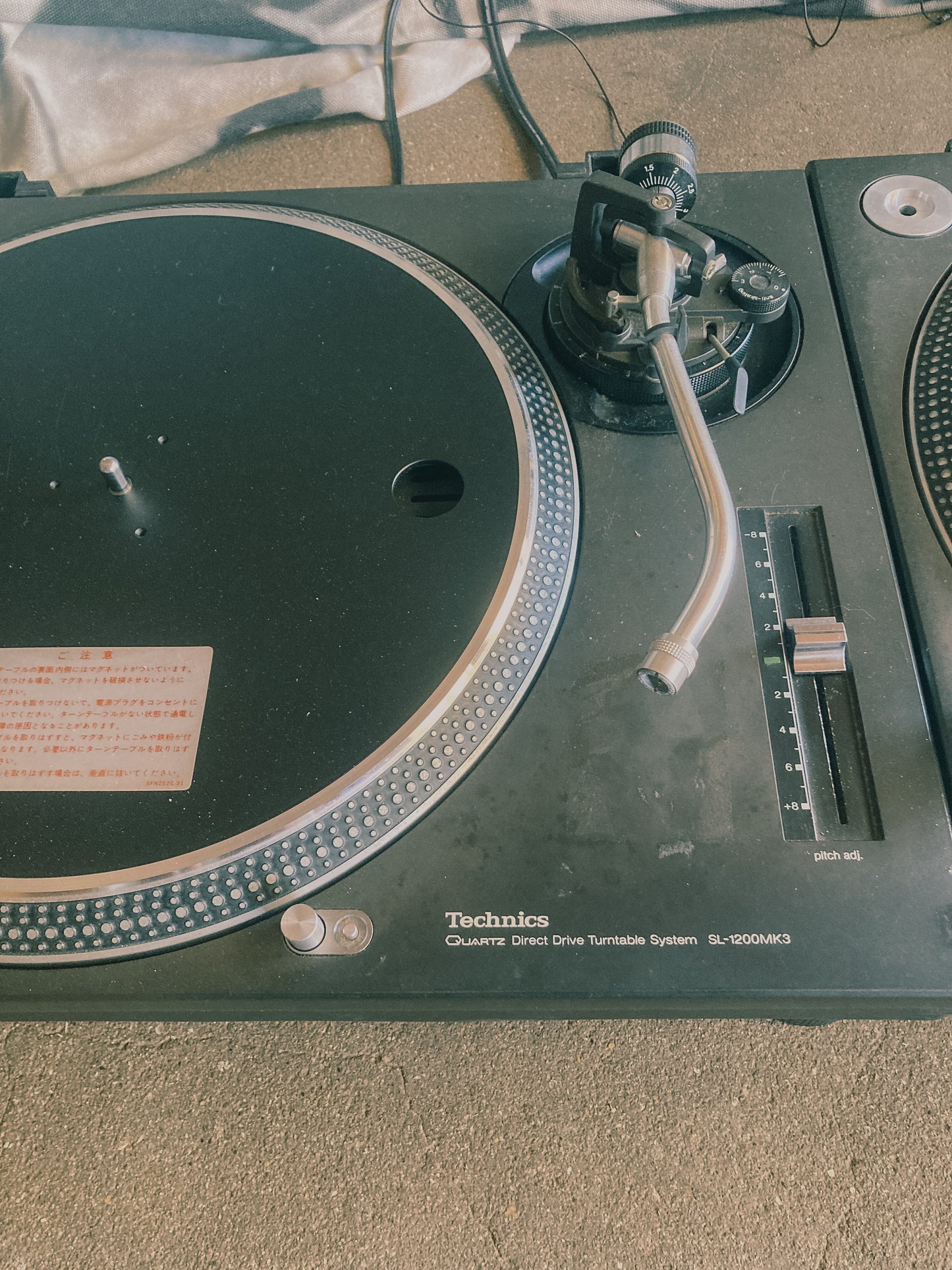 Technics SL-1200MK3 Direct Drive Player System Black Pair