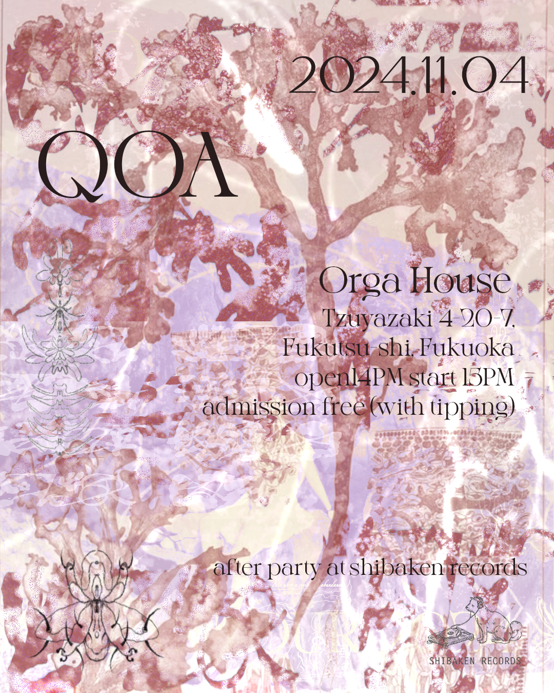 QOA Live in Tsuyazaki "Advance Ticket"(前売券)