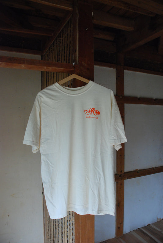 grc Silkscreen Print Logo Short Sleeve Garment Dyed T-shirt