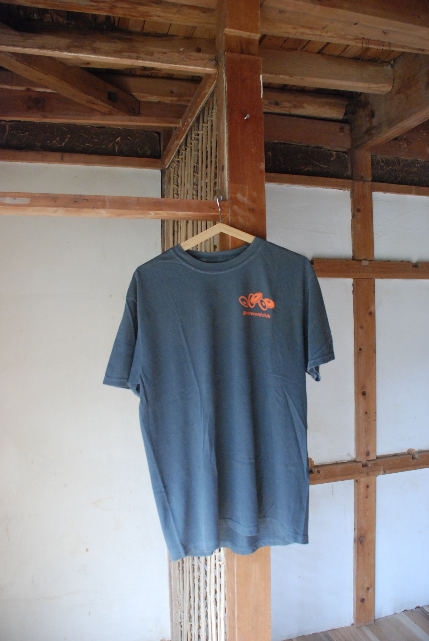 grc Silkscreen Print Logo Short Sleeve Garment Dyed T-shirt