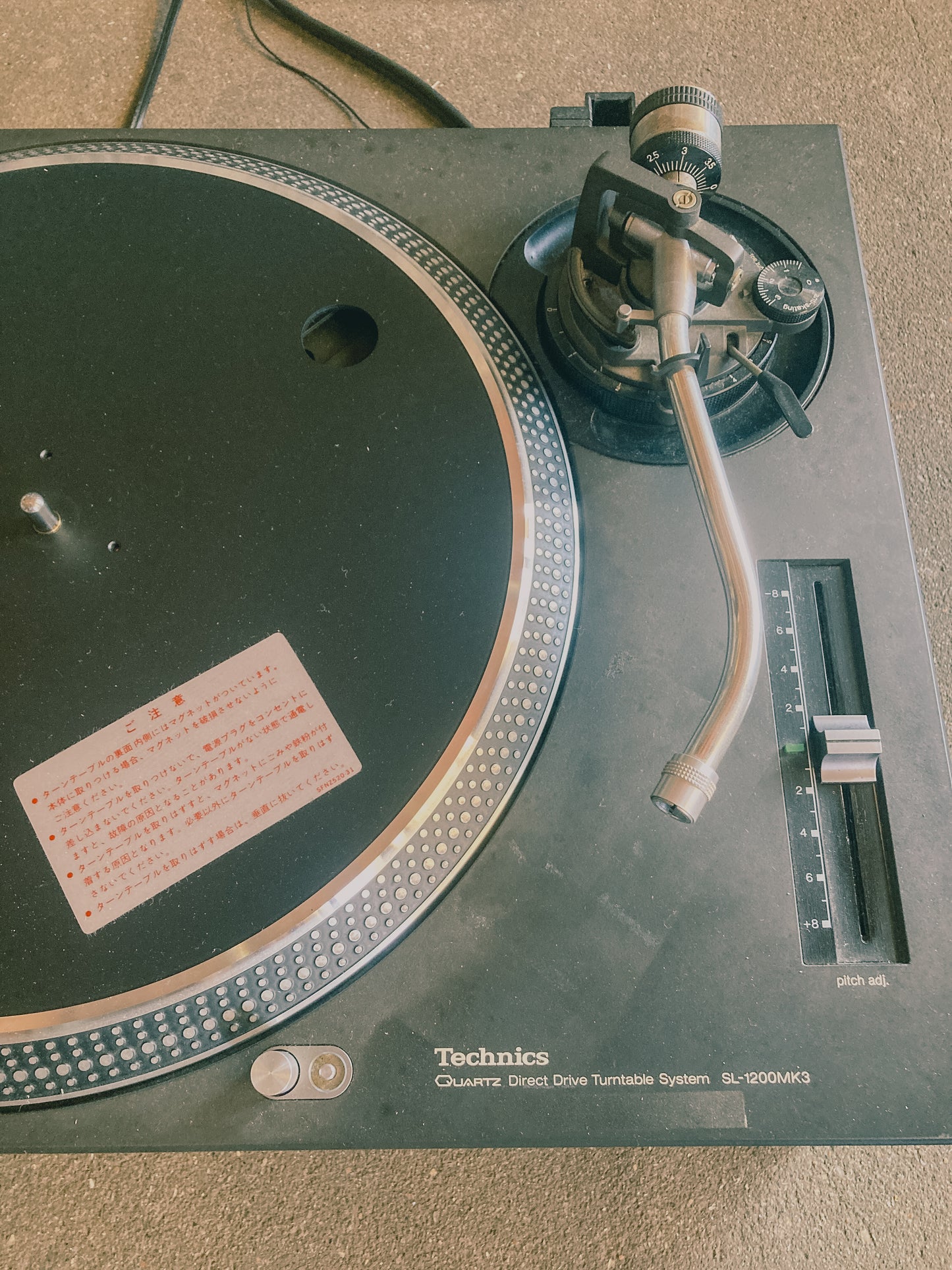 Technics SL-1200MK3 Direct Drive Player System Black Pair