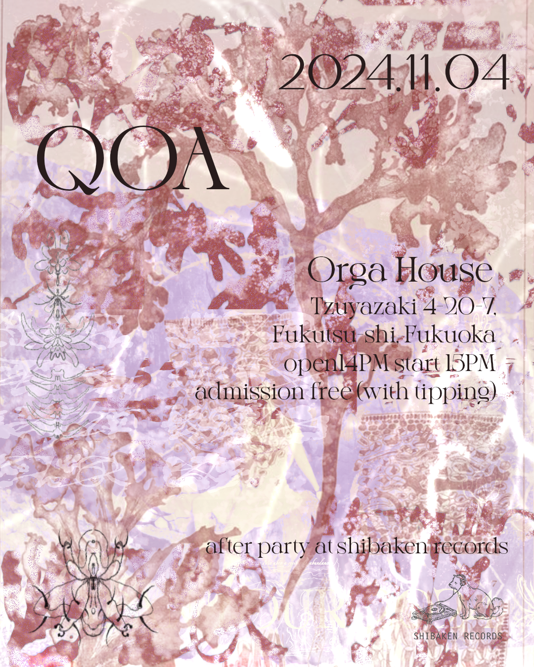 QOA Live in Tsuyazaki "Advance Ticket"（前売券）